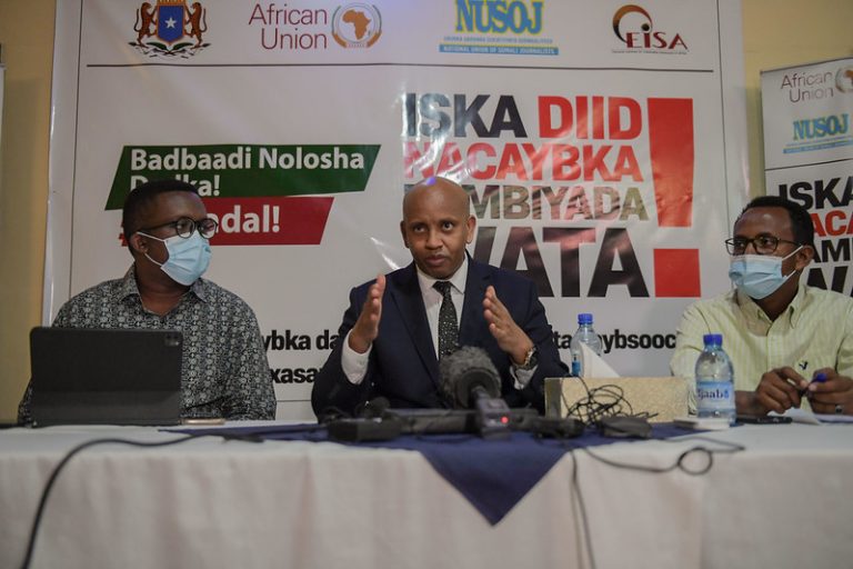 Somali journalists launch campaign to combat hate speech and promote peaceful elections