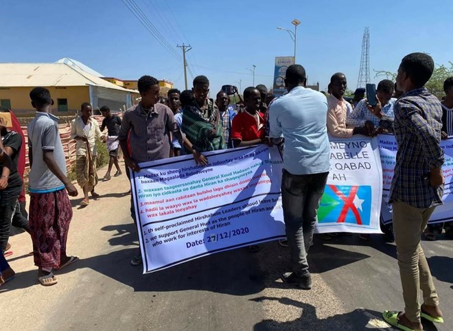 اتهام القوات الصومالية والإفريقية بإطلاق النار على المتظاهرين السلميين في بلدوين