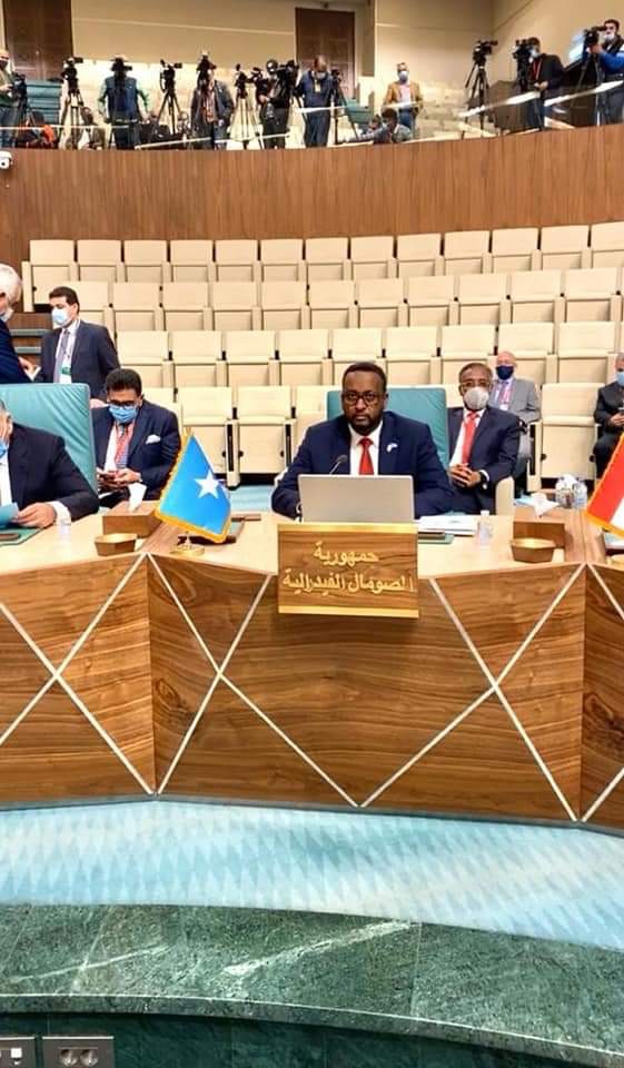 وزير الدولة للشؤون الخارجية يترأس وفد الصومال المشارك في اجتماع وزراء الخارجية العرب بالقاهرة