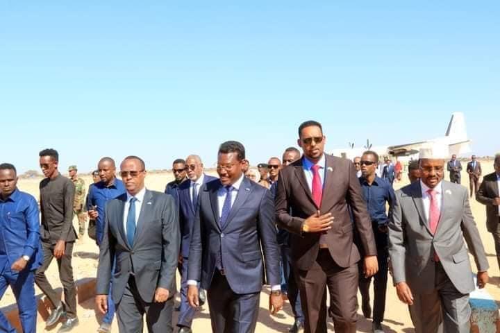 Madaxweynaha Hirshabeelle oo gaaray magaalada Samareeb ee xarunta dowlad goboledka Galmudug