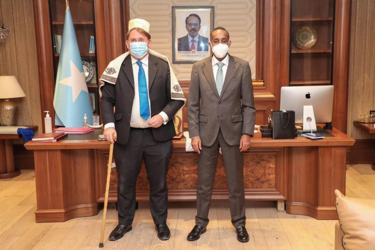 Somali Prime Minister received UK ambassador to Somalia