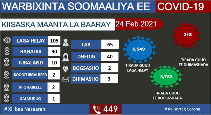 وزارة الصحة تعلن تسجيل 105 حالة جديدة بفيروس كورونا