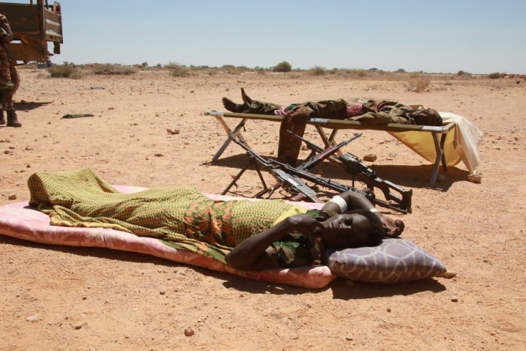 Meydadka dhaqar-qabayaal ka tirsan Al-Shabaab oo lagu soo bandhigay duleedka Samareeb+Sawirro