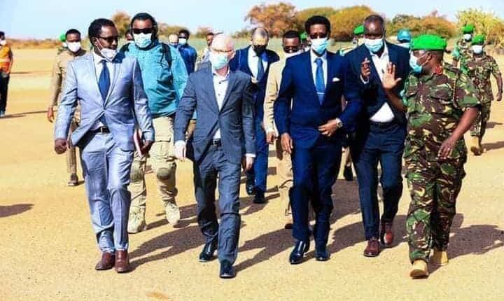 وصول مبعوث الأمم المتحدة إلى كسمايو