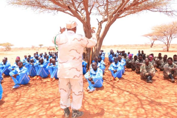Generaal Sanka oo kormeeray ciidamo tababar ku qaadanaya Dugsiga Aruuris ee deegaanka…