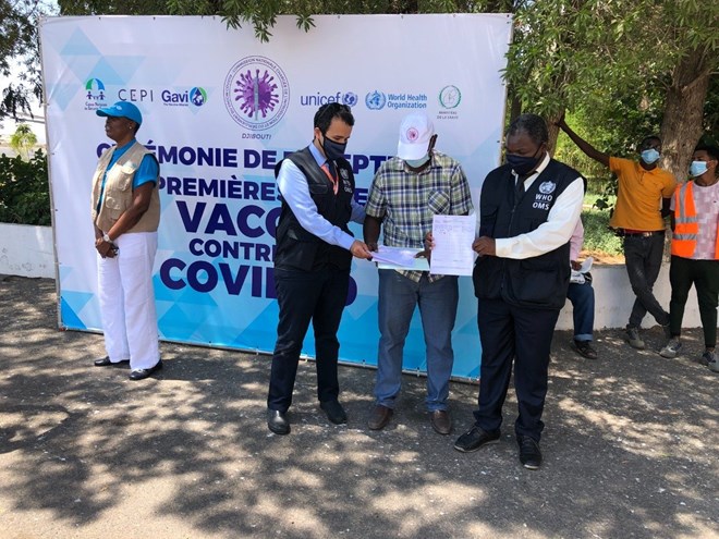 Djibouti receives first shipment of COVID vaccine