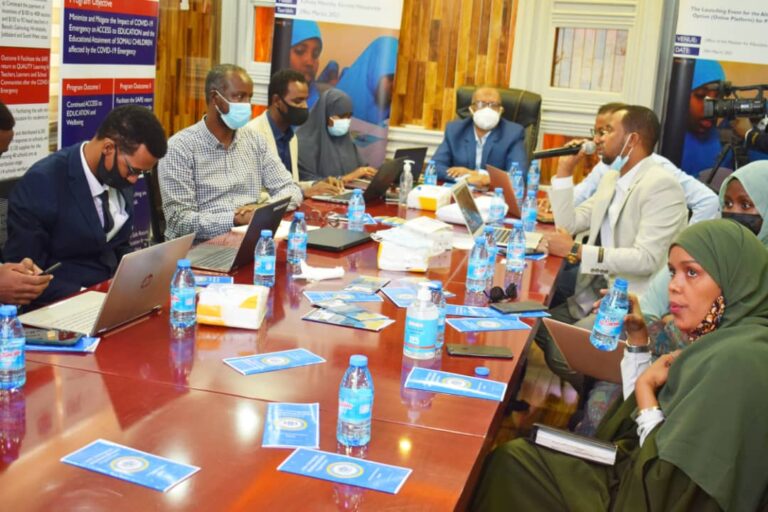 The Ministry of Education, Culture and Higher Education of the Federal Government of Somalia…