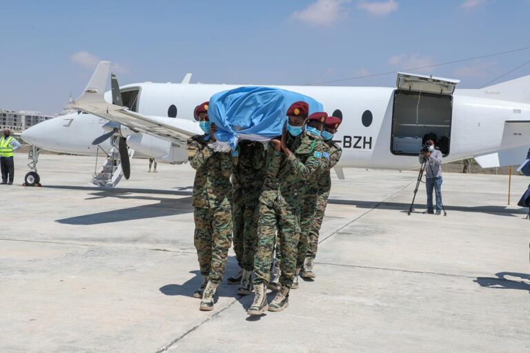 Ex-Somali President laid down to rest after bringing his body home back