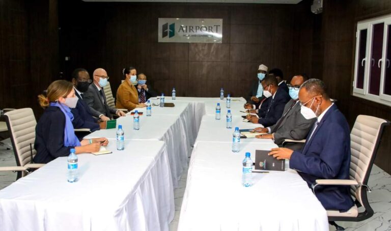FMS leaders meet International Partners in Mogadishu