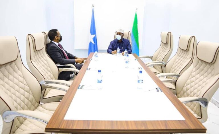 المرشح جبريل إبراهيم عبدلي يلتقي رئيس ولاية جوبالاند