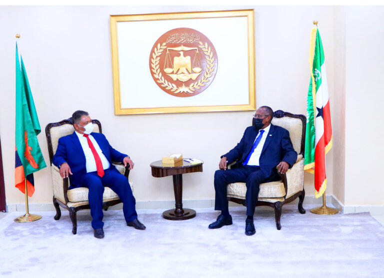 رئيس أرض الصومال يستقبل الوفد الزامبي الزائر