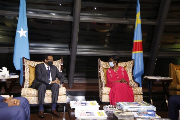 President Farmaajo arrives to D.R.C