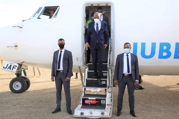 رئيس ولاية جنوب الغرب يعود الى مدينة بيدوا