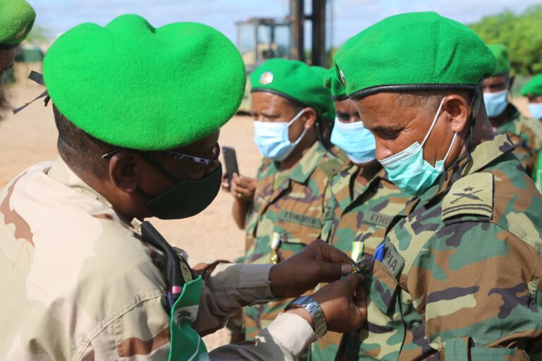 Ethiopian troops awarded AU medals for contributing to peace and stability in Somalia
