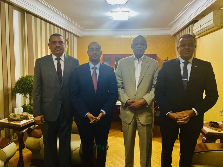 سفير الجمهورية لدى الخرطوم يزور مقر سفارة السودان بالقاهرة