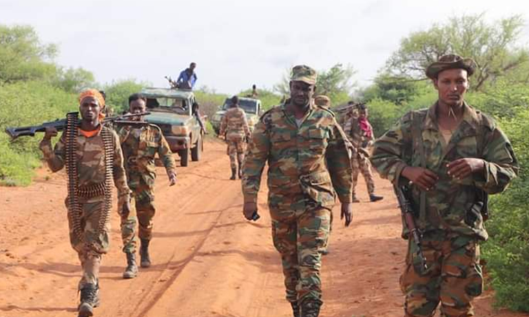 SNA Army conducts operations in Northern Hiran Region