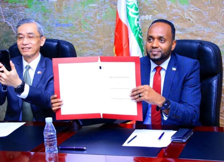 أرض الصومال وتايوان توقعان اتفاقية تعاون في مجال الرعاية الصحية