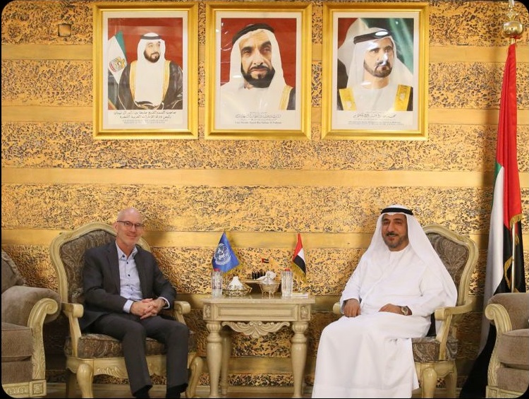 سفير دولة الإمارات يلتقي المبعوث الخاص للأمم المتحدة إلى الصومال
