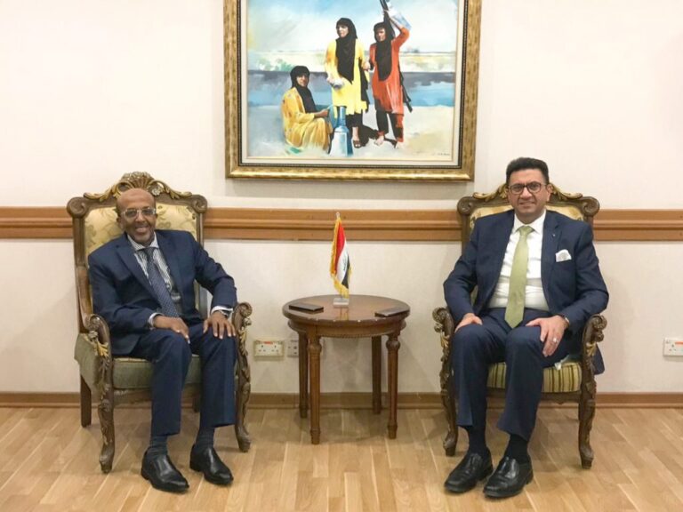 سفير الجمهورية لدى بغداد يلتقي رئيس الدائرة العربية بوزارة الخارجية العراقية