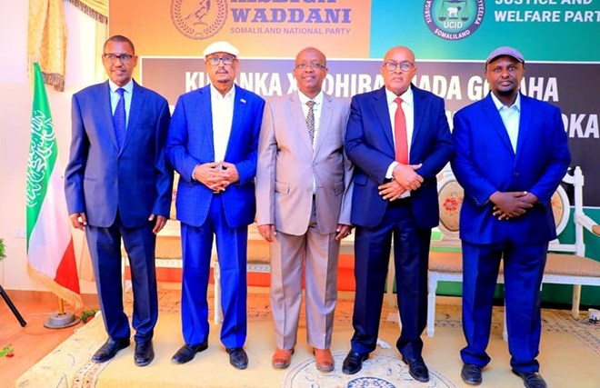 تحالف المعارضة في أرض الصومال يعلن عن مرشحيه لرئاسة مجلس النواب