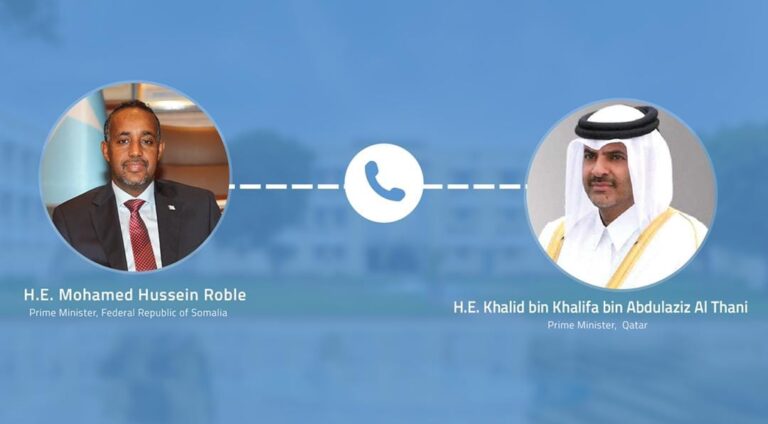 إتصال هاتفي بين رئيس الوزراء ونظيره القطري