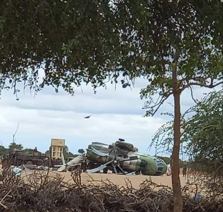 Ethiopian army helicopter crashes in Hudur airport