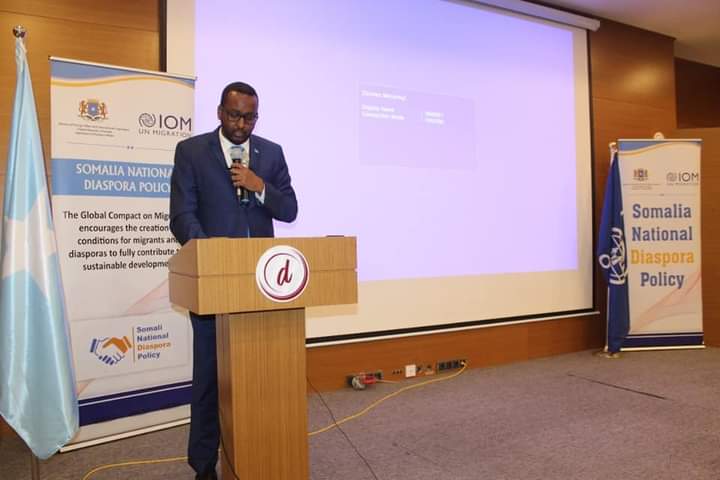 State Minister for Foreign Affairs launches in Mogadishu the Somali National Diaspora Policy