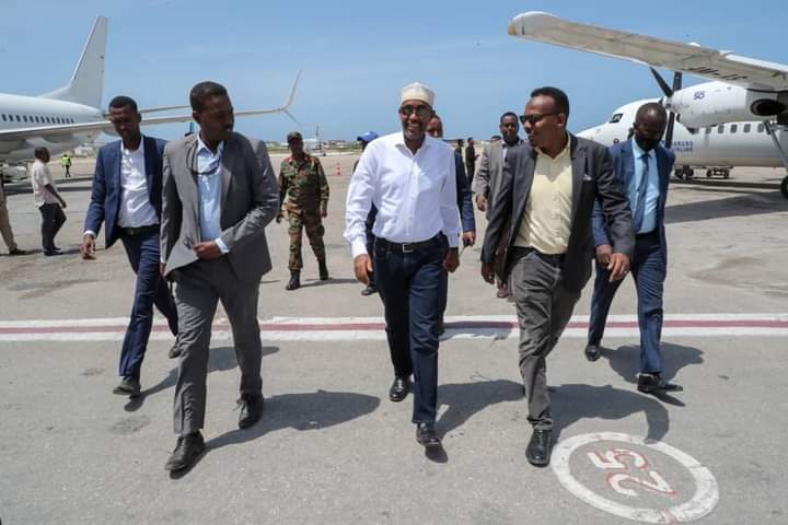 Prime Minister Roble returns back to Mogadishu