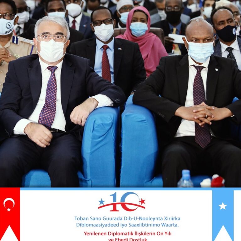 Somalia, Turkey mark a decade of Diplomatic relations