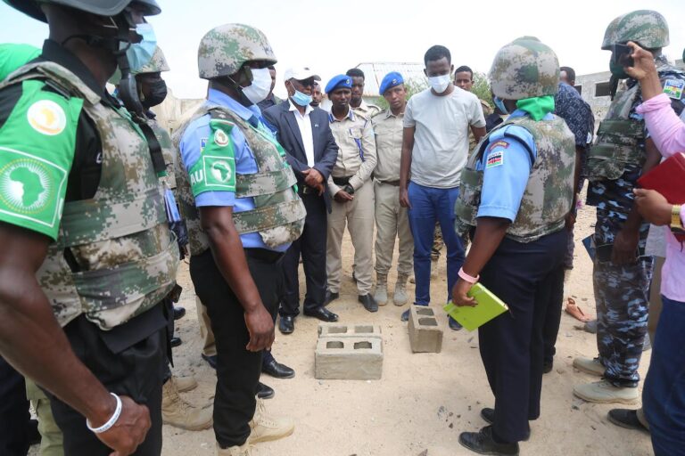AMISOM begins construction of a new police station in Kismayo