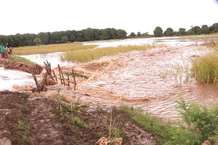 Shabelle river floods into some villages near Jowhar town