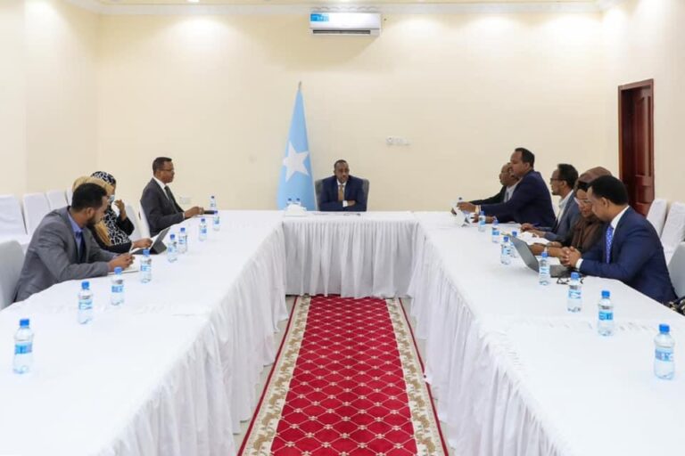 Somali PM Meets Authorities from National Financial Institutions