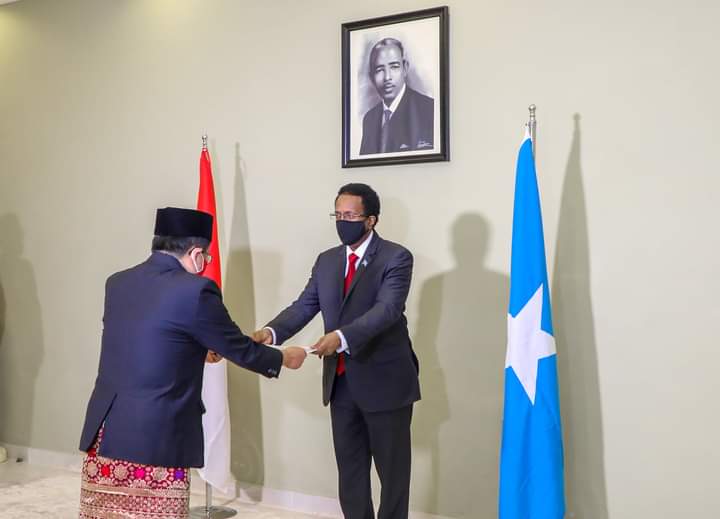 President Farmajo receives credentials from new Nigerian, Indonesian Ambassadors