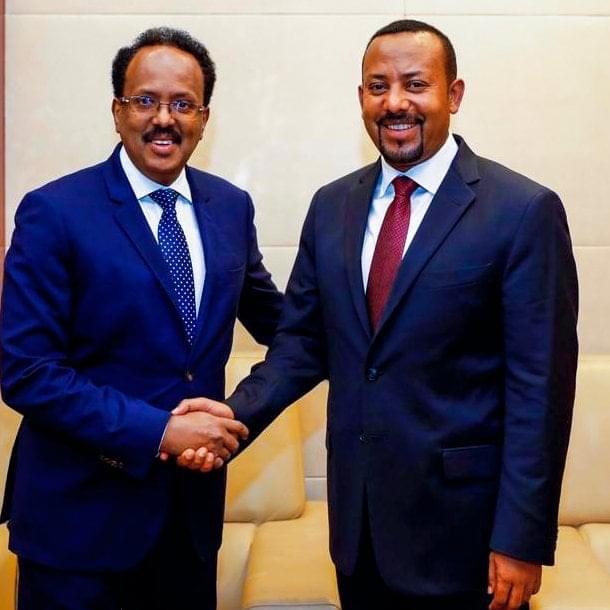 الرئيس فرماجو يلتقي رئيس وزراء إثيوبيا