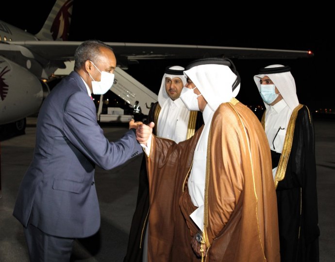 Somalia Prime Minister arrives in Doha
