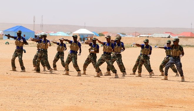 ولاية بونتلاند تمنع تدريب عناصر من الشرطة الصومالية في كلية التدريب العسكري في عرمو