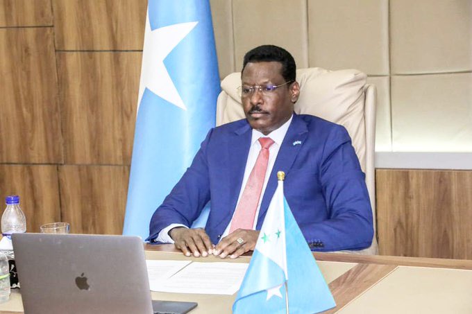 Galmudug State President holds virtual meeting with International Partners
