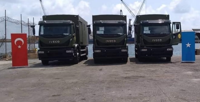 Turkey donates military vehicles to Somali National Army