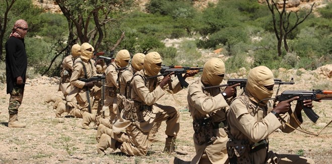 تنظيم داعش ينشر صورا لمقاتليه في معسكر تدريب له بالصومال