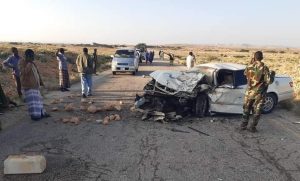 مقتل 3 أشخاص وإصابة عدد أخر في حادث تصادم في محافطة بري