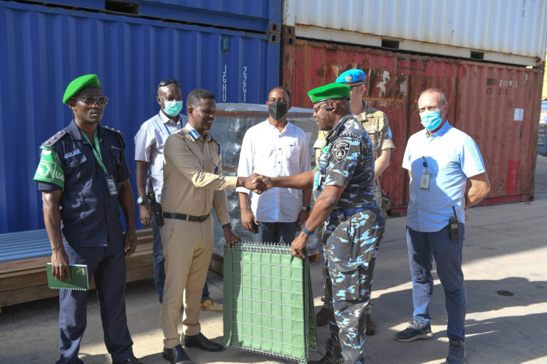 AMISOM hands over election security materials to Somali Police Force