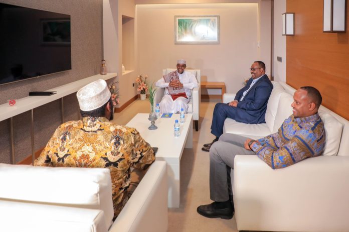 PM Roble meets with Puntland and Jubbaland state Presidents