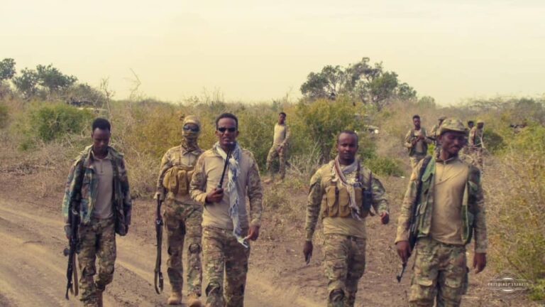 Danab commandos conduct planned operations in middle Shabelle