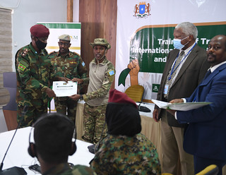 AMISOM concludes Training of Trainers course for SNA in International Humanitarian Law and…
