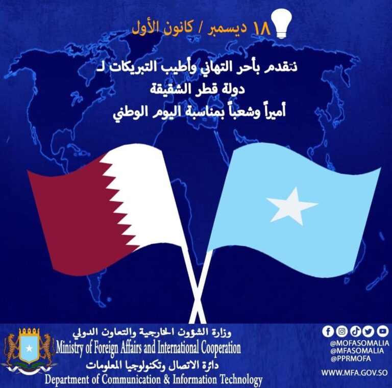 Ministry of Foreign Affairs congratulates Qatar