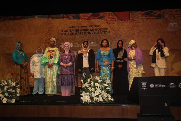 First Lady of Somalia holds a meeting as part of Turkey-Africa cooperation summit