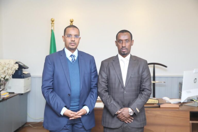 Somali ambassador to Egypt welcomes Chairman Hamud