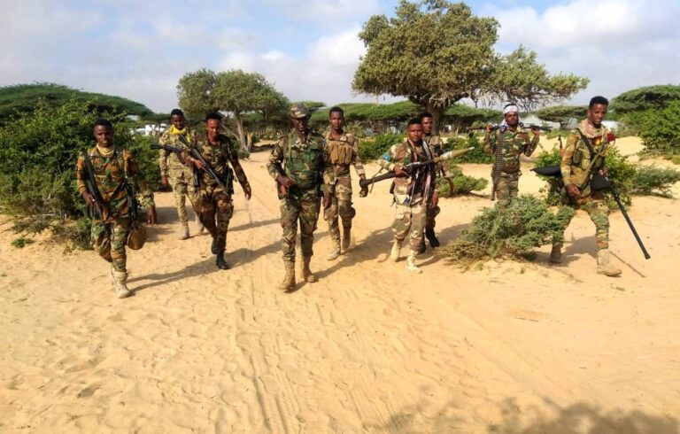 The Somali National Army conducts operations in Lower Shabelle