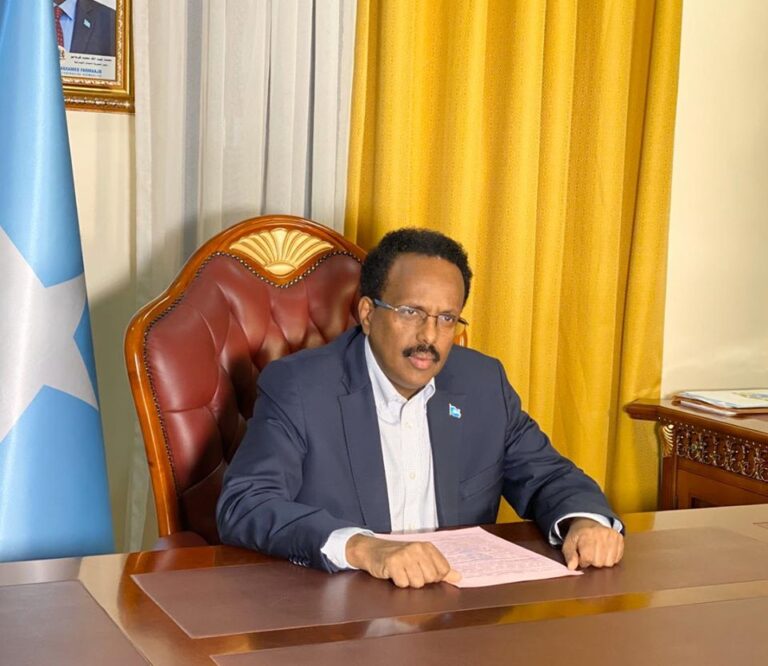 President Farmajo urges all involving parties to end the ongoing conflict in Bosaso