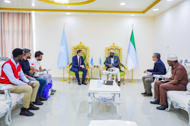 Jubaland President receives delegates from Turkey